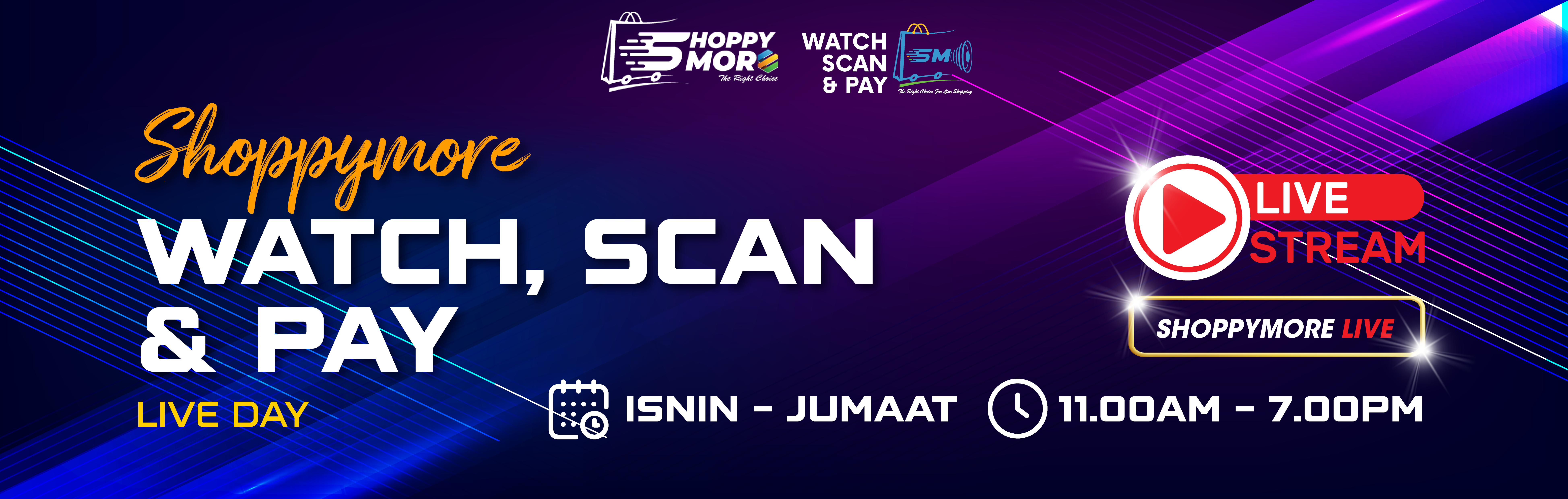 watch,scan and pay banner