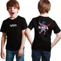 Kizmoo Nasa Astronaut Kids T-shirt Casual Clothing Shirts Boy Girl Ready Stock