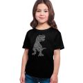 Dinosaur T-Rex Neon Top Clothing Kizmoo Shirts Boy Girl Ready Stock