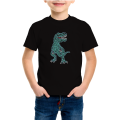 Dinosaur T-Rex Neon Top Clothing Kizmoo Shirts Boy Girl Ready Stock