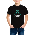 Kizmoo Supercute_Mine-crafts_Combat T-shirt Top Boy Girl Ready Stock