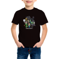 Kizmoo Graphic Mine_craft t-shirt for boy and girl top clothing unisex 100% cotton material Ready Stock
