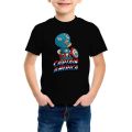 Captain America Style Kids T-Shirt