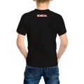 (Ready Stock) Kizmoo Fashion Ninja Master_Roblox Kids T-Shirt/Girl Clothing/Black/Fashion/Casual/Local Seller/Cotton tee/Round-Neck