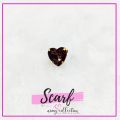 Keronsang Batu Zirconia Pin Tudung Murah Brooch Crystal Fashion Accessories Baby Brooch Zirconia Brooch | Heart Shape