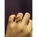 [READY STOCK] Gold 24k with Stone Women Ring | GWR106