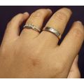 [READY STOCK] Sterling Silver 925 with Zirconia Couple Ring | ARC34