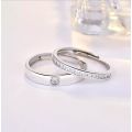 [READY STOCK] Sterling Silver 925 with Zirconia Couple Ring | ARC45