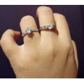 [READY STOCK] Sterling Silver 925 with Zirconia Couple Ring | ARC42