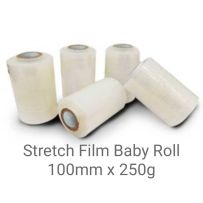 Stretch Film Baby Roll 100mm x 250g x 5rolls