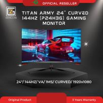 TITAN ARMY 24" CURVED 144HZ 1MS GAMING MONITOR (P24H3G)