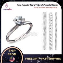 [READY STOCK] NIMY Ring Size Adjuster Ring Guard Resizing Spiral Fitter Pelaras Pengetat Cincin Silikon