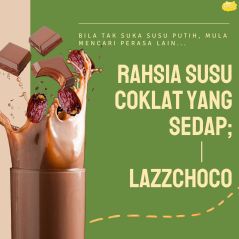 Susu Kambing Lazz Perisa Asli Kurma Choco Strawberi Cafe | Lazz Goat Milk Powder