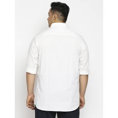 aLL White Cotton Casual Shirt