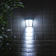 1PC 6LED Solar-Powered Energy Saving Waterproof Lamps Wall Lights for Yard Garden