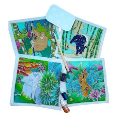 Batik Painting Kit Endangered Animals Gift set ( Elephant)