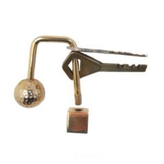 Gold plated Paper Weight with Key Holder