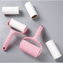 Dust Hair Removal Strong Sticky Lint Roller and Paper  Reusable Refill