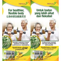 JOINT &  INFLAMMATION SUPPORT - Trinley Boswellia Bromelain - (Exp: April 2023)
