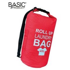 Roll Up Laundry Bag .. Easy to carry and convenient.. BLUE