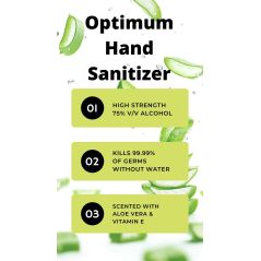 Hand Sanitizer Gel 58 ml..Non Sticky with Vitamin E & Aloe Vera. Easy to bring anywhere