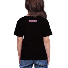 Roblox Girl Kids t-shirt Group baju Budak Kids Clothing Kids Fashion Black & White Color - Cotton 100%