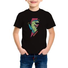 kids t shirt Dinosaur Flash t-shirts Kids boy girl t-shirt Baju budak baju kanak kanak Kizmoo Ready Stock