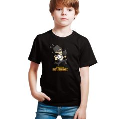 PUBG Minimalist Kids T-shirt Casual Clothing Shirts Boy Girl Ready Stock