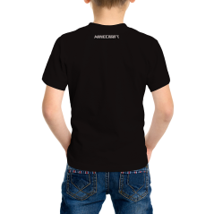 Kizmoo Superstyle_Mine-Craft_Pocket Graphic T-shirt Top Boy Girl Ready Stock