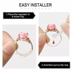 [READY STOCK] 12 pcs Invisible Ring Size Tightener for Loose Rings Size Reducer Ring Spacer Ring Clip Pengetat Cincin