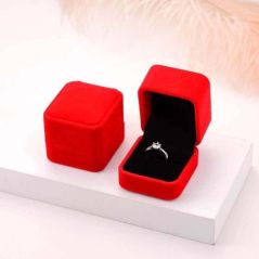 Classic Velvet Engagement Wedding Earring Ring Pendant Jewelry Display Box Necklace Box