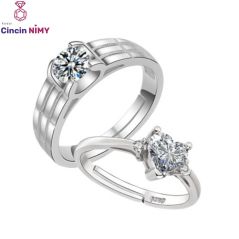 [READY STOCK] Sterling Silver 925 with Zirconia Couple Ring | ARC31