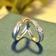[READY STOCK] Sterling Silver 925 with Zirconia Couple Ring | ARC05