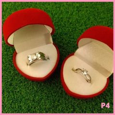 [READY STOCK] Sterling Silver 925 with Zirconia Couple Ring | ARC62