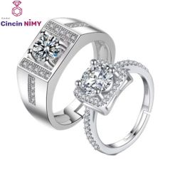 [READY STOCK] Sterling Silver 925 with Zirconia Couple Ring | ARC23