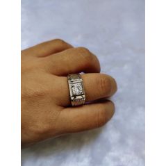 [READY STOCK] Cincin Lelaki Adjustable Men Ring Silver 925 | MAR02
