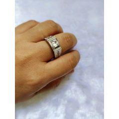 [READY STOCK] Cincin Lelaki Adjustable Men Ring Silver 925 | MAR08