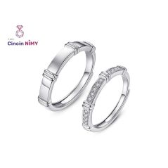 [READY STOCK] Sterling Silver 925 with Zirconia Couple Ring | ARC60
