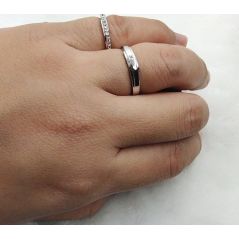 [READY STOCK] Sterling Silver 925 with Zirconia Couple Ring | ARC64