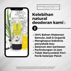 Dry Serum Natural Deodorant Palmarosa + Lemon