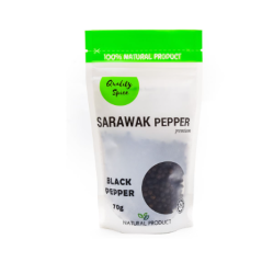 Quality Spice Sarawak Black Pepper Berries 70gm Premium | Halal Black Pepper