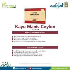 OLIVE HOUSE - Serbuk Kayu Manis Ceylon (15 sachets x 10 g) + Free Gift l Bagus untuk detoks, melangsingkan badan dan kesihatan badan