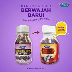 Kapsul Softgel Minyak Habbatussauda Kualiti Premium Black Seed Oil