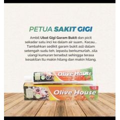 Ubat Gigi Garam Bukit Olive House Petua Sakit  Gigi
