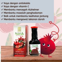 Pati Delima Azerbaijan Asli & Organik 350 ml (Concentrated Pomegranate Juice)