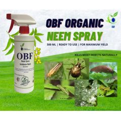 OBF ORGANIC NEEM SPRAY (500 ML) RTU | PESTICIDE FOR PLANT |  PROTECTION AND MAXIMUM YIELD | INSECTICIDE | HOME GARDEN