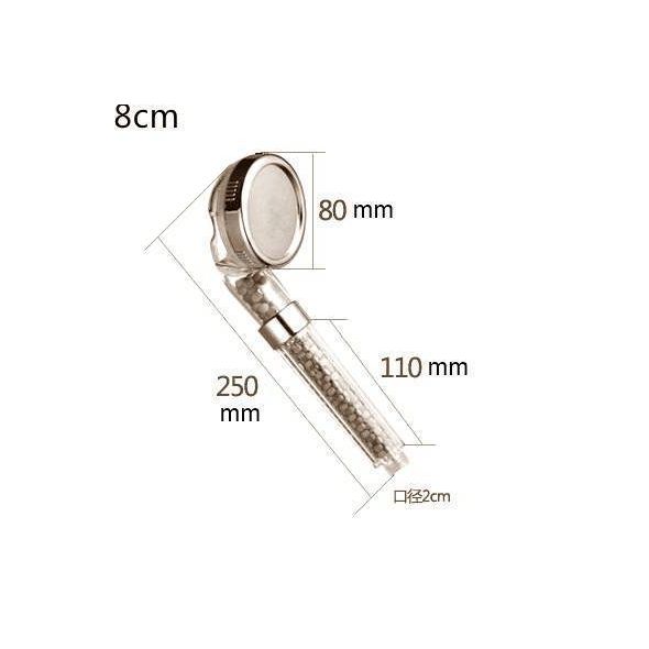 Negative Ion SPA Water Saving Bathroom Shower Head Filtration Handheld Nozzle Shower Heads Shower Faucet