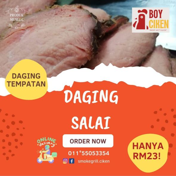 Daging Salai Tempatan Beef by Boy Ciken