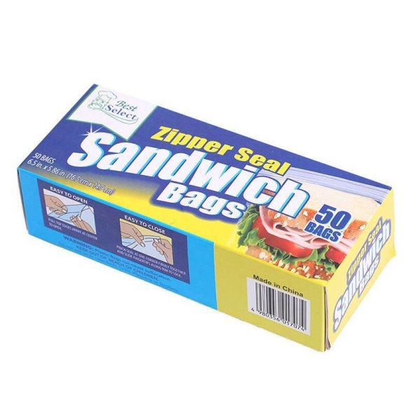 Ziploc bag, zipper seal sandwich bags