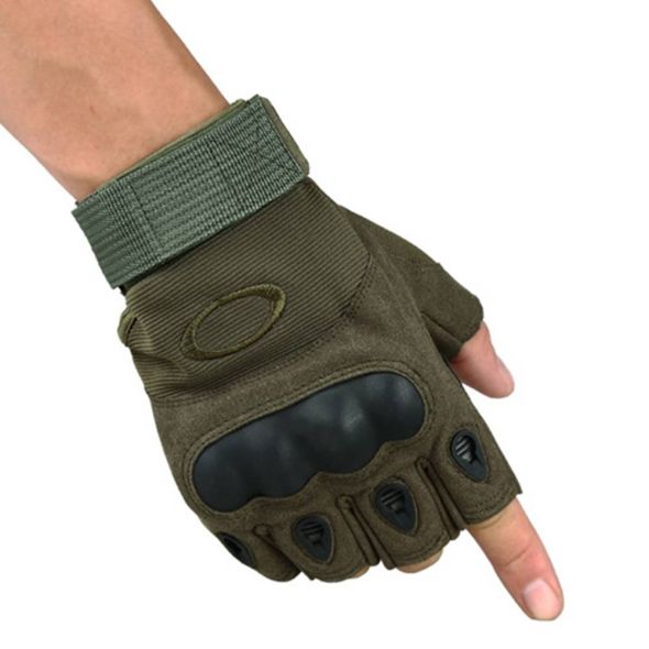 Antiskid Tactical Half Finger Gloves Combat Sports Training Fitness Fingerless Gloves